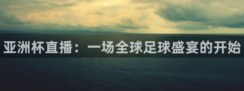 劲爆体育网络直播：亚洲杯直播：一场全球足球盛宴的开始